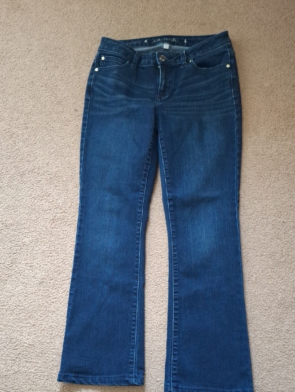 Jennifer Lopez Classic Women's Dark Blue Bootcut Jeans 2P